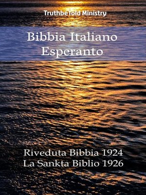 cover image of Bibbia Italiano Esperanto